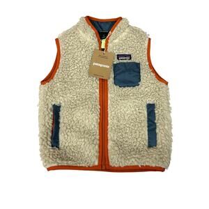 NWT Patagonia Retro X Vest Sweater Zip Baby 2T Granola
